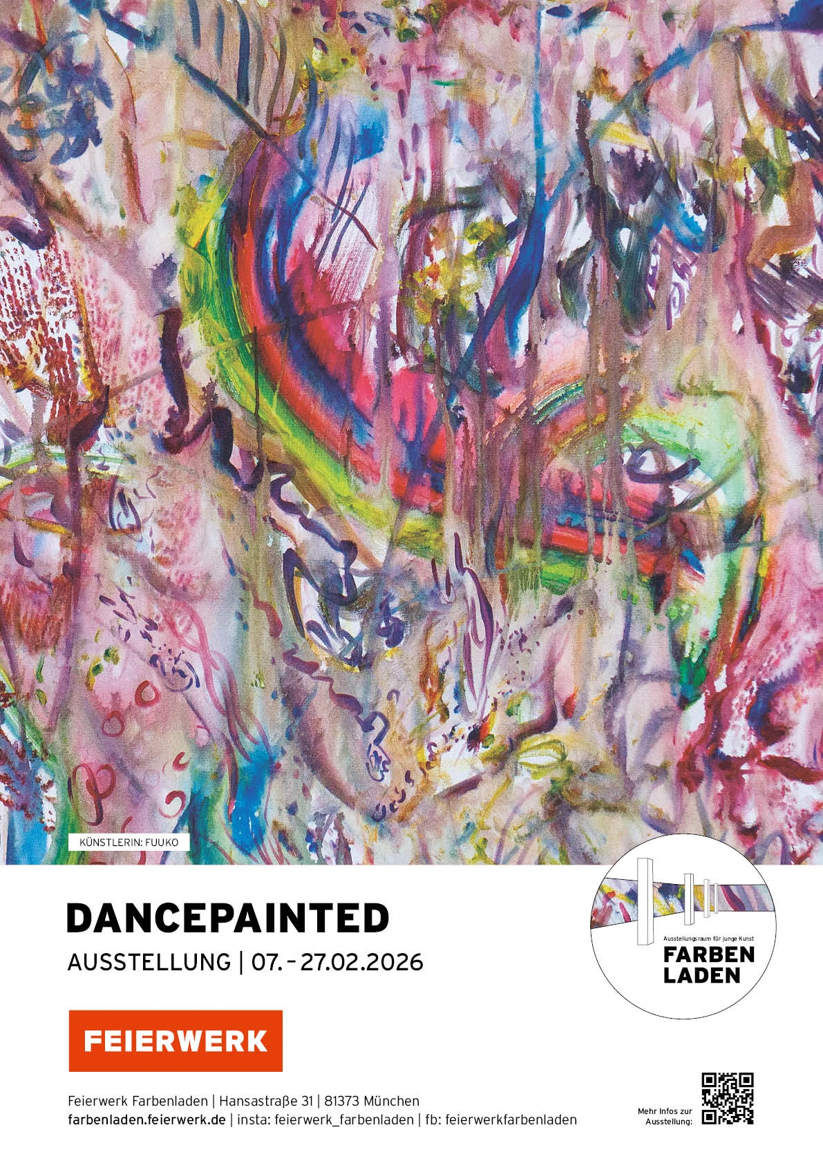 DANCEPAINTed Plakat